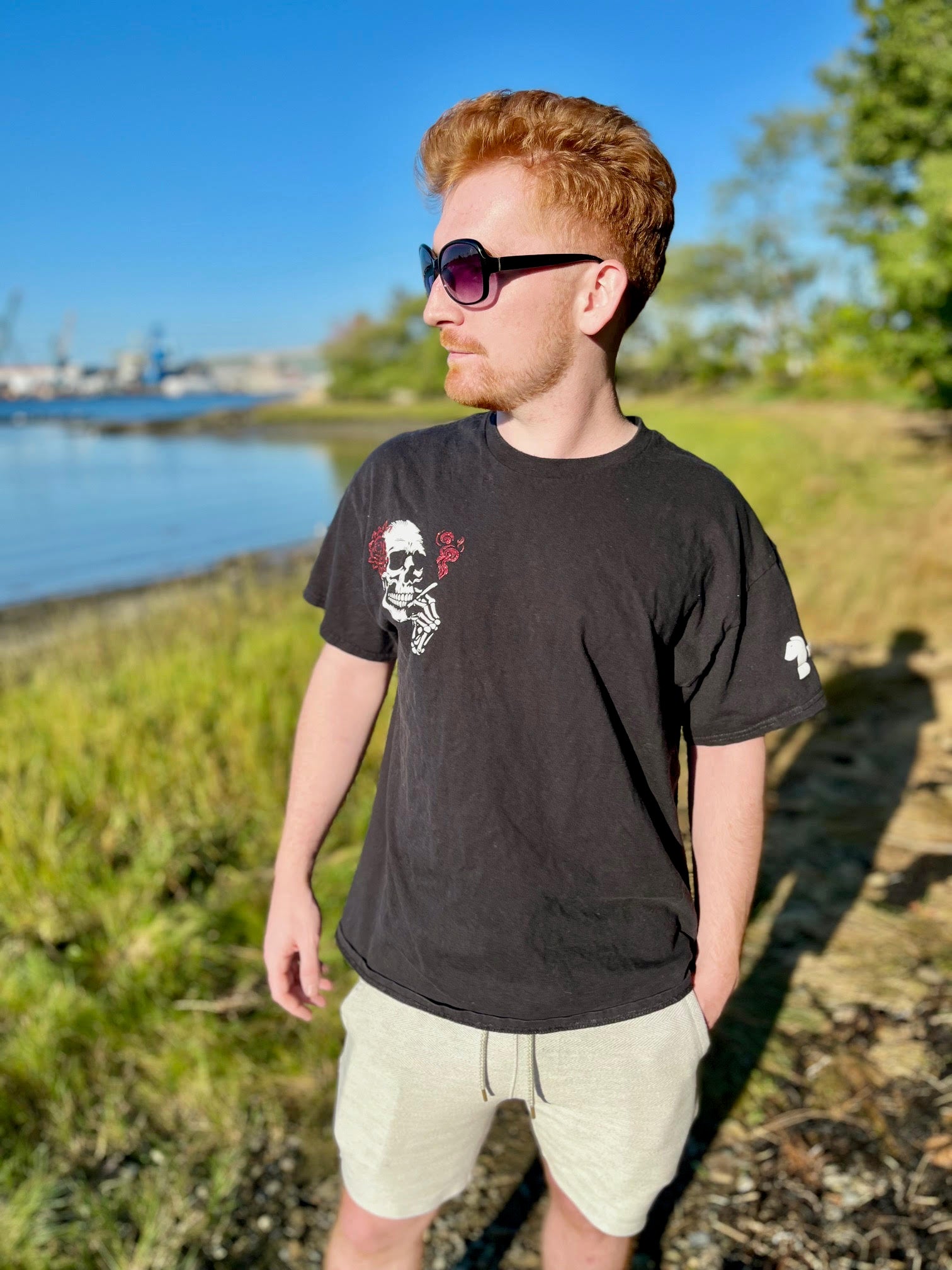 Anarchy x Smoking Skeleton Comfort Fit